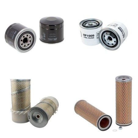 KOMATSU D 21 Q Filter Service Kit Air Oil Fuel Filters w/ 4D94 Eng.