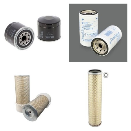 KOMATSU D 31 A Filter Service Kit Air Oil Fuel Filters w/ 4D105-3 Eng. SN  25001-