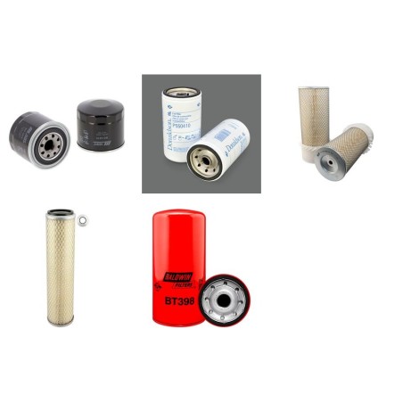 KOMATSU D 31 P Filter Service Kit w/ 4D105-3 Eng. SN  25001-