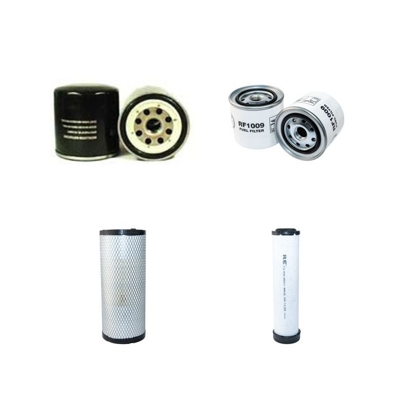 AUSA CH 280 Filter Service Kit Air Oil Fuel Filters w/ISUZU 4JB1A Eng.