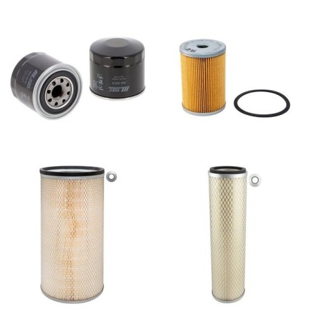 KOMATSU D 40 P Filter Service Kit w/ 4D105 Eng. SN  -44577