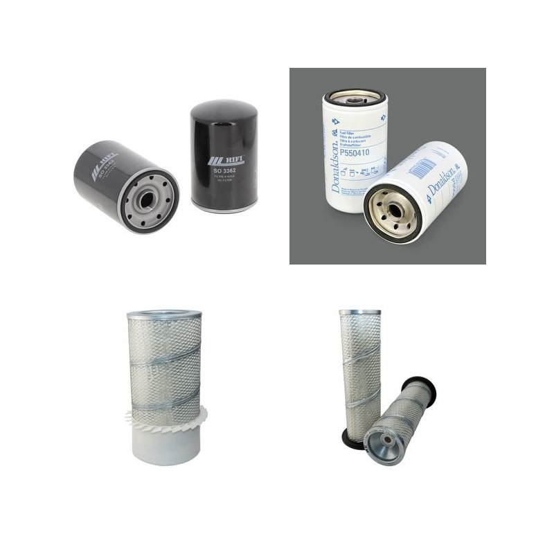 KOMATSU D 40 PLL-3 Filter Service Kit Air Oil Fuel Filters w/KOMATSU 6D105 Eng.