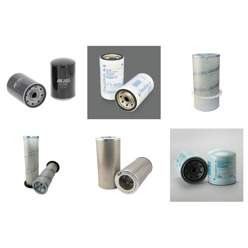 Filter Kit for Komatsu D41SIII with Komatsu Engine Serial No 6001-