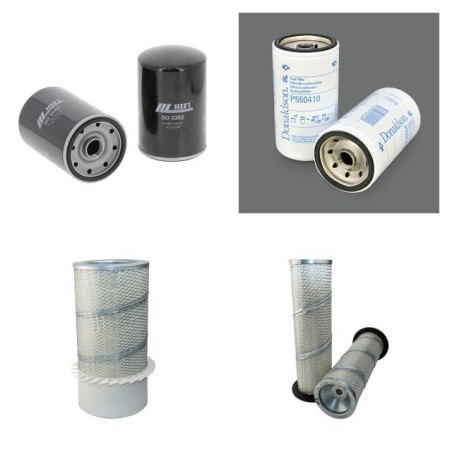 KOMATSU D 41 S III Filter Service Kit Air Oil Fuel Filters w/KOMATSU  Eng. SN  6001-