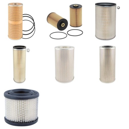 KOMATSU D 55 S-3 Filter Service Kit w/KOMATSU S4D120 Eng.