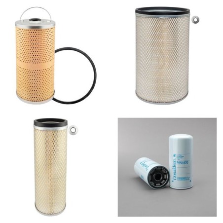 Filter Kit for Komatsu D65A with Cummins Engine