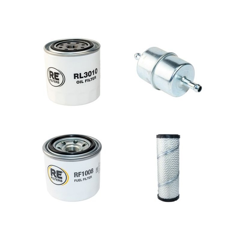AUSA D 100 AHA Filter Service Kit Air Oil Fuel Filters w/Kubota D1105 Eng.   YR  2015-