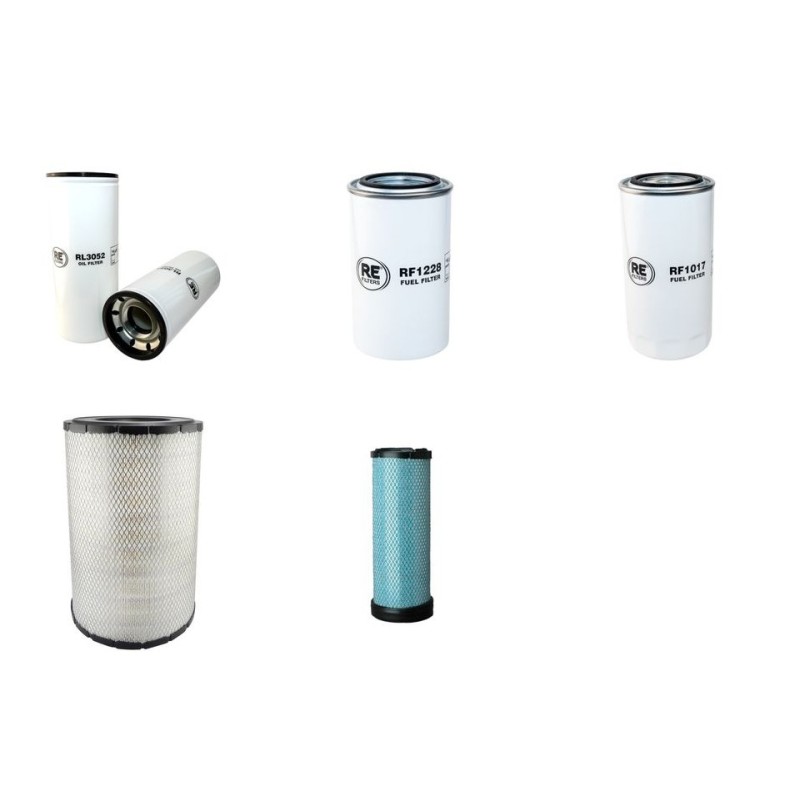 Filter Kit for Komatsu D65PX16 Air Oil Fuel Filters with Komatsu SAA6D-114E3 Engine