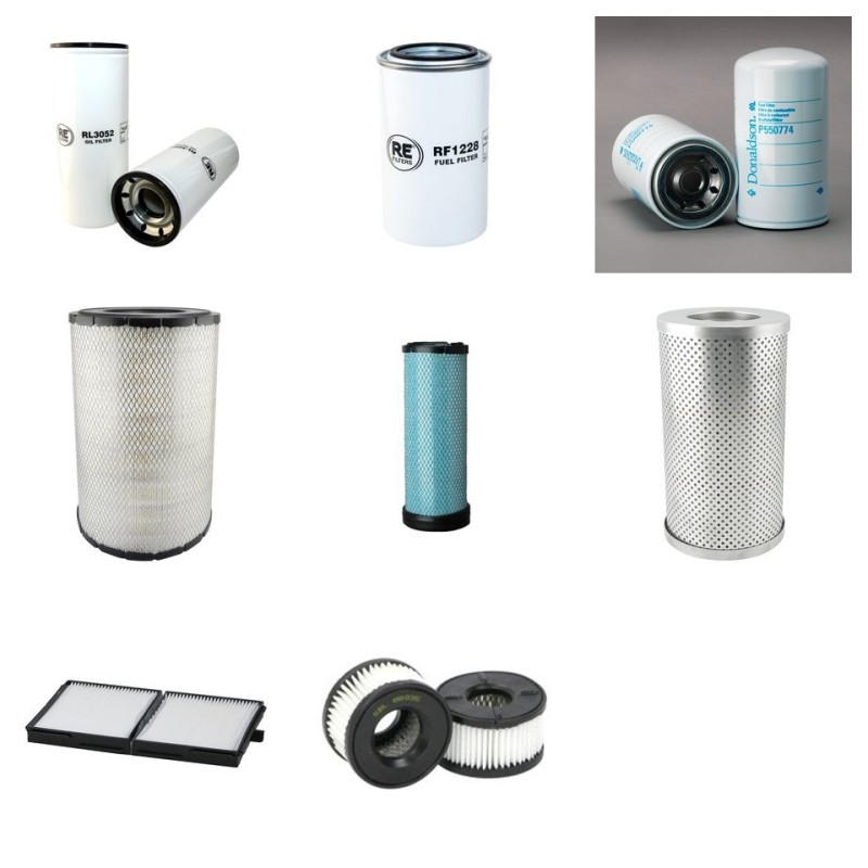 Filter Kit for Komatsu D65PX17 with Komatsu Saa6D-114-E5 Engine 2012