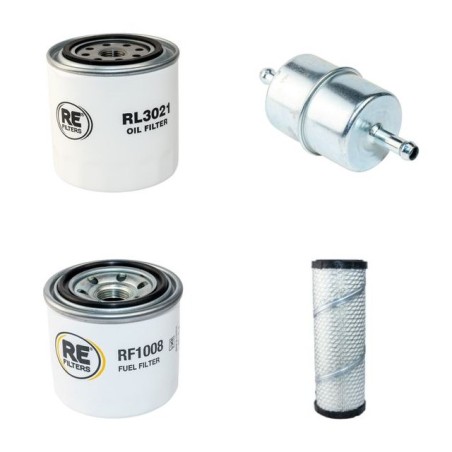 AUSA D 100 AHA X4 Filter Service Kit Air Oil Fuel Filters w/Kubota D1105 Eng.   YR  2006-