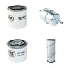 AUSA D 100 AHA X4 Filter Service Kit Air Oil Fuel Filters w/Kubota D1105 Eng.   YR  2006-