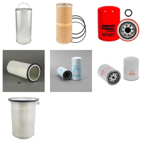 Filter Kit for Komatsu D85E with Komatsu SA6D125E Engine