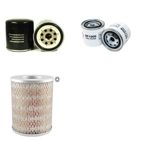 Filter Kit for Komatsu FD14N with ISUZU 4FA1 Engine