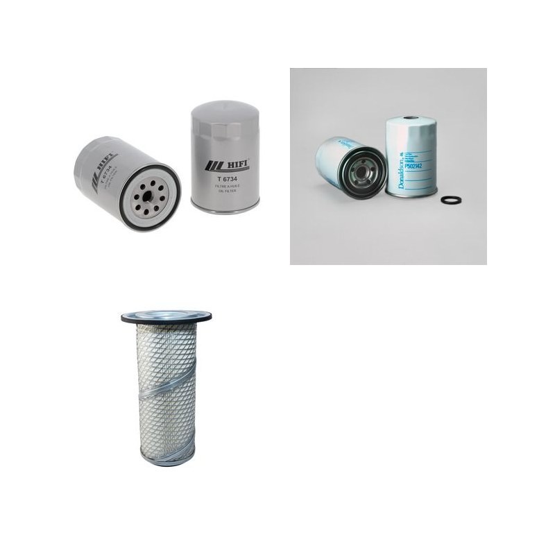 Filter Kit for Komatsu FD15H15 Air Oil Fuel Filters with ISUZU Engine
