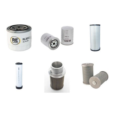 Filter Kit for Komatsu FD20T-14 with Yanmar Engine