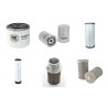 Filter Kit for Komatsu FD20T-14 with Yanmar Engine
