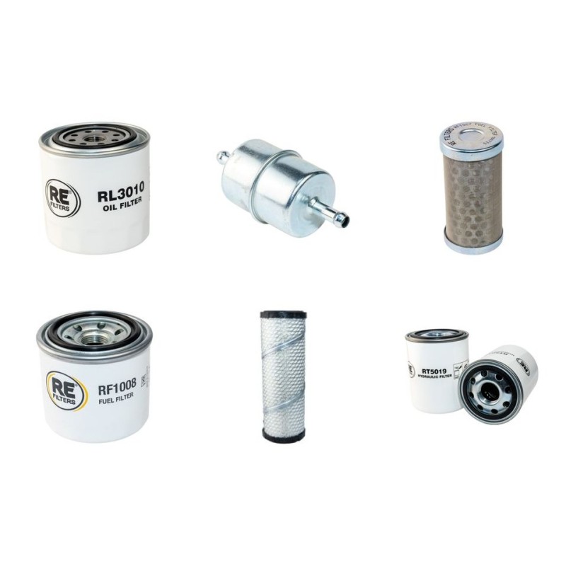AUSA D 150 AHA Filter Service Kit withKubota D1105-4V1178 Eng 2015