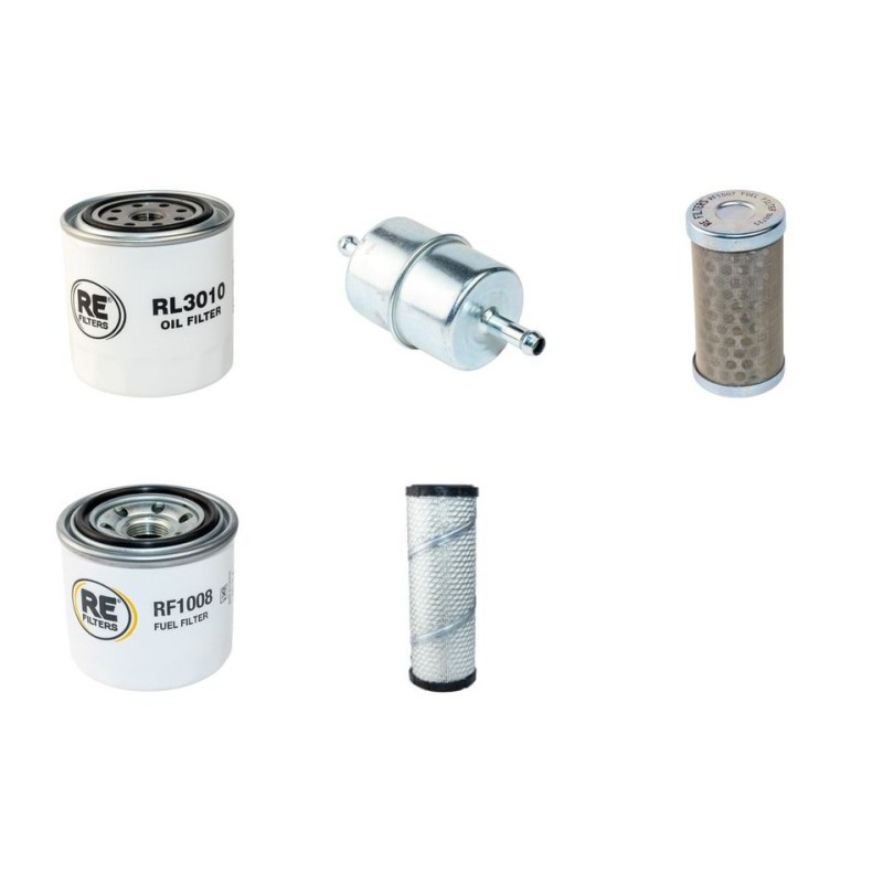 AUSA D 150 AHA Filter Service Kit Air Oil Fuel Filters w/Kubota D1105-4V1178 Eng.   YR  2015