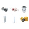 Filter Kit for Komatsu FD25T-1E1 with Komatsu 4D94E-1BE Engine