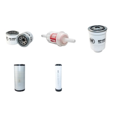 KOMATSU FD 25 T-1E1 Filter Service Kit Air Oil Fuel Filters w/KOMATSU 4D94E-1BE Eng.