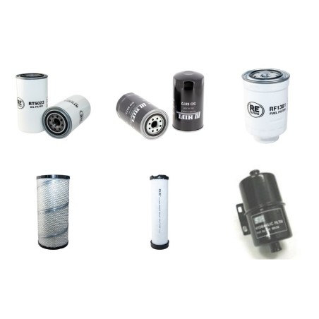 Filter Kit for Komatsu FD40ZT-8 with Komatsu S6D102E Engine
