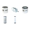 AUSA D 350 AHG/APG Filter Service Kit Air Oil Fuel Filters w/Kubota V2403-M-EU3 Eng.   YR  2012-