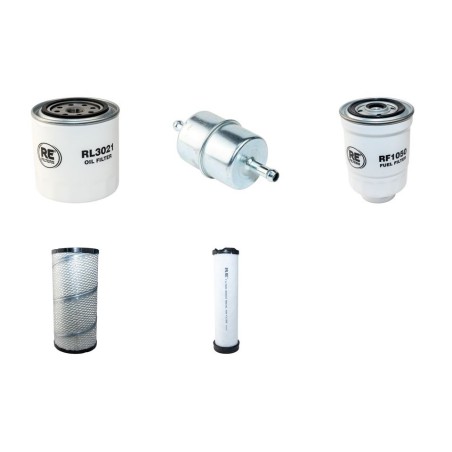 AUSA D 600 APG 4X4 Filter Service Kit Air Oil Fuel Filters w/Kubota V3300TEU2 Eng.   YR  2005-
