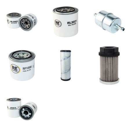 AUSA D 85 AHG/AHA Filter Service Kit withKubota D1105 Eng 2005-