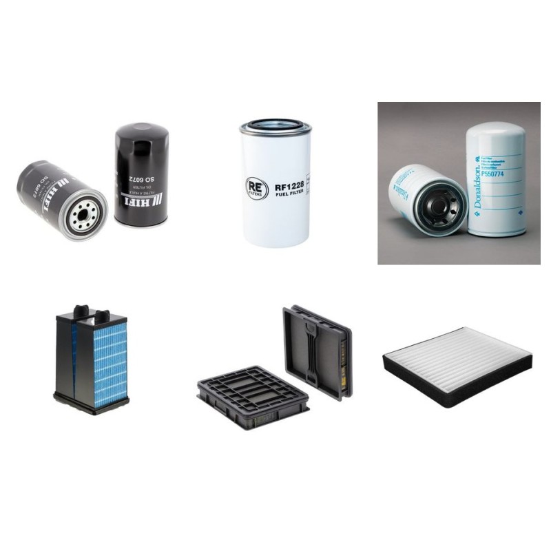 KOMATSU HB 215 LC-2 Filter Service Kit w/KOMATSU HYBRID  Eng.   YR  2015-