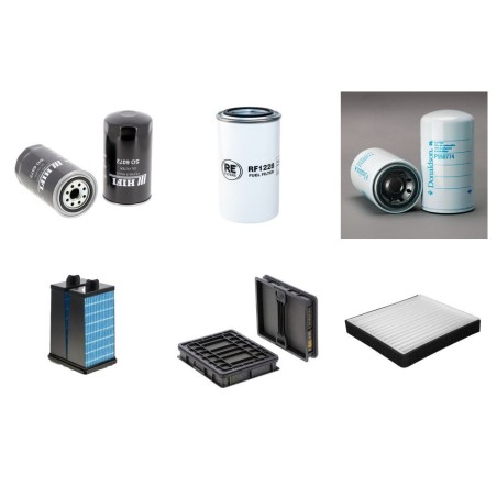 KOMATSU HB 215 LC-2 Filter Service Kit w/KOMATSU HYBRID  Eng.   YR  2015-