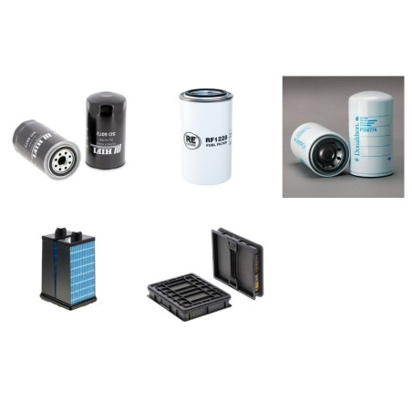 KOMATSU HB 215 LC-2 Filter Service Kit w/KOMATSU HYBRID  Eng.   YR  2015-