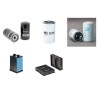Filter Kit for Komatsu HB215LC-2 with Komatsu HYBRID Engine YR 2015-