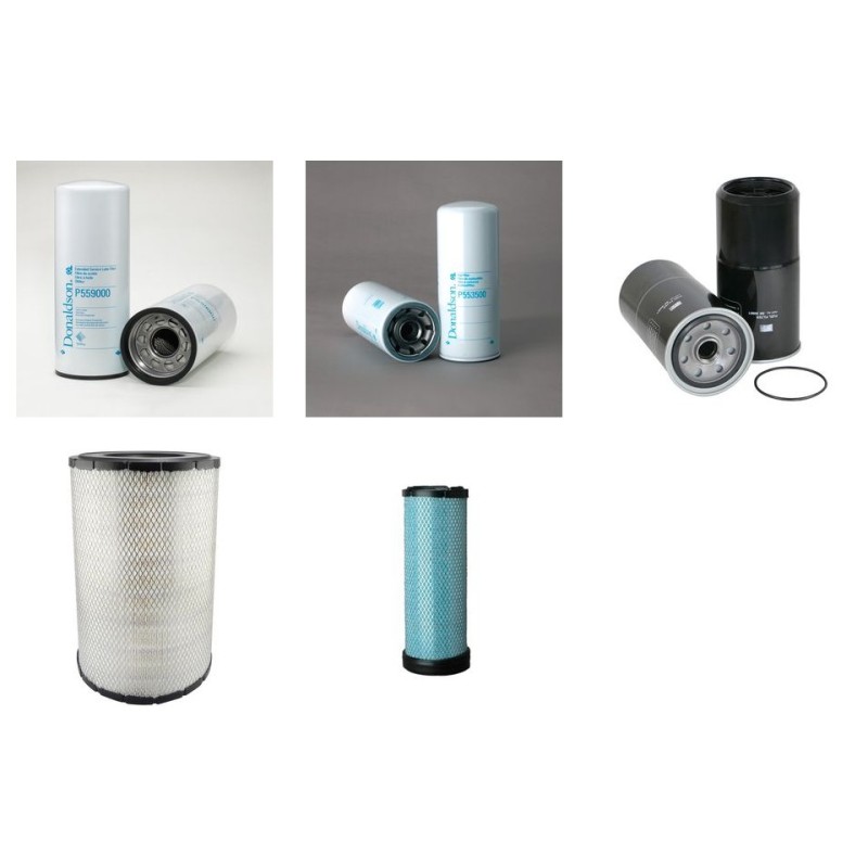 Filter Kit for Komatsu HD325-7R with Komatsu SAA6D140E-5DR-W Engine Serial No 11001-