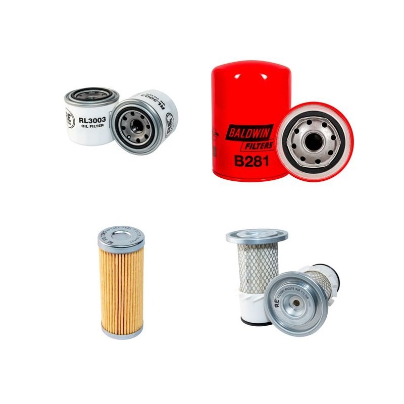 Filter Kit for Komatsu PC05-5 with Komatsu 3D72-F2 Engine