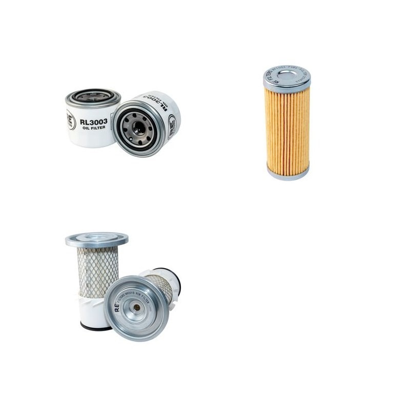 Filter Kit for Komatsu PC05-5 Air Oil Fuel Filters with Komatsu 3D72-F2 Engine