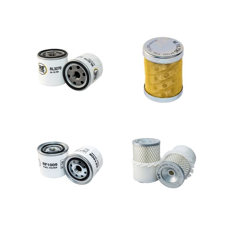 KOMATSU PC 05-6 Filter Service Kit Air Oil Fuel Filters w/Perkins 103-09 Eng.