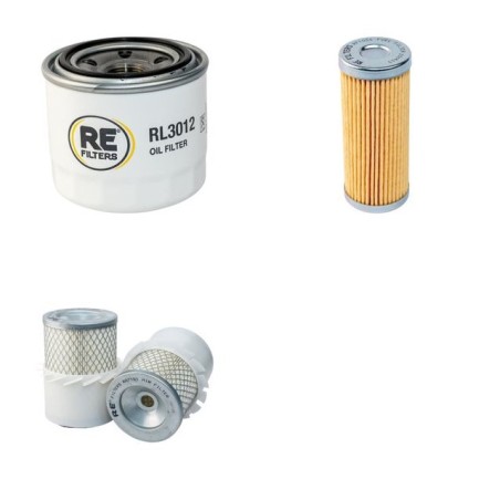 KOMATSU PC 05-6 Filter Service Kit Air Oil Fuel Filters w/Yanmar  Eng.