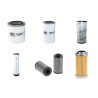 Filter Kit for Komatsu PC110R-1 with Komatsu S4D106 Engine 2008-