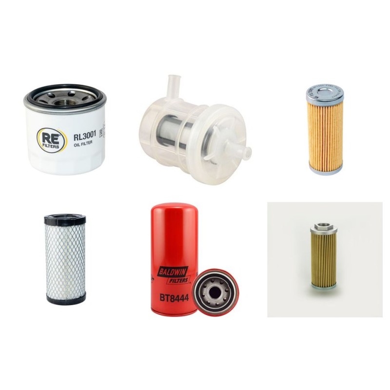 KOMATSU PC 12 R-8 /HS Filter Service Kit w/Yanmar Eng. SN F31493-