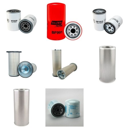 Filter Kit for Komatsu PC130-6K with Komatsu S4D102E-1 Engine