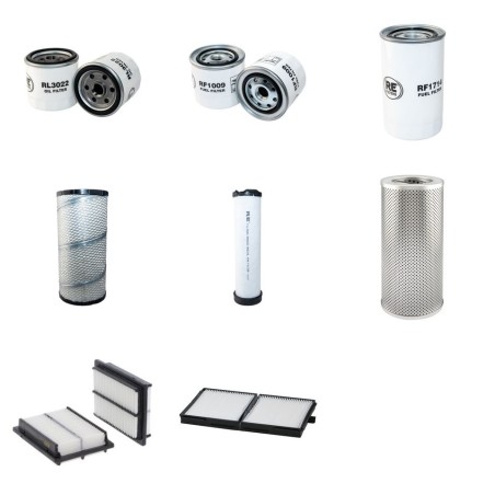 KOMATSU PC 130-7 K Filter Service Kit w/Komatsu Saa4D95Le3 Eng. SN 70001-2006-