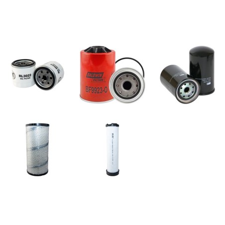KOMATSU PC130-8 Filter Service Kit Air, Oil, Fuel Filters
