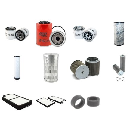KOMATSU PC 138 US-2 Filter Service Kit w/Komatsu Eng. SN 4501-2006-
