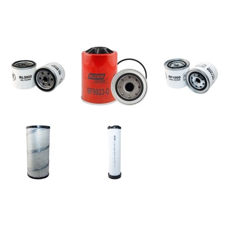 KOMATSU PC 138 US-2 Filter Service Kit Air Oil Fuel Filters w/KOMATSU SAA4D95LE3A4W Eng. SN  4501- YR  2006-