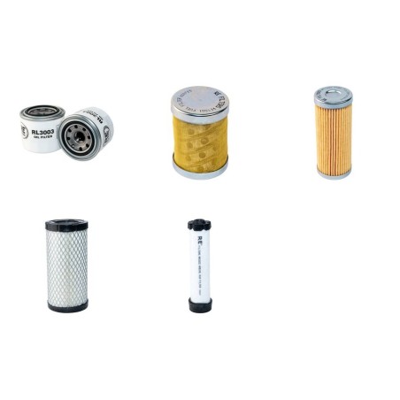 KOMATSU PC 14R3 (HS) Filter Service Kit Air Oil Fuel Filters