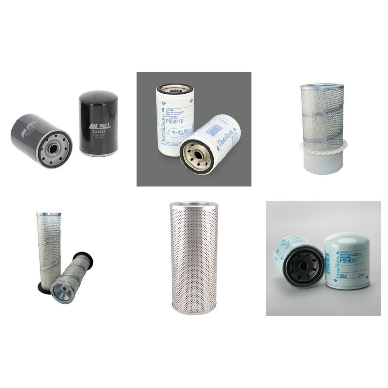 Filter Kit for Komatsu PC150LC with Komatsu Engine