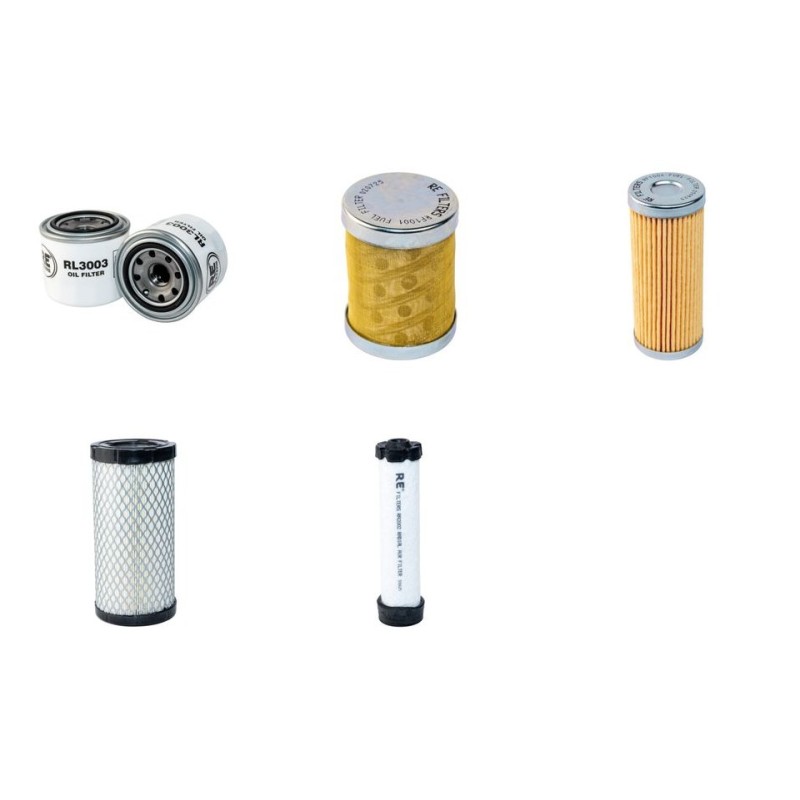 Filter Kit for Komatsu PC16R-3/-HS Air Oil Fuel Filters