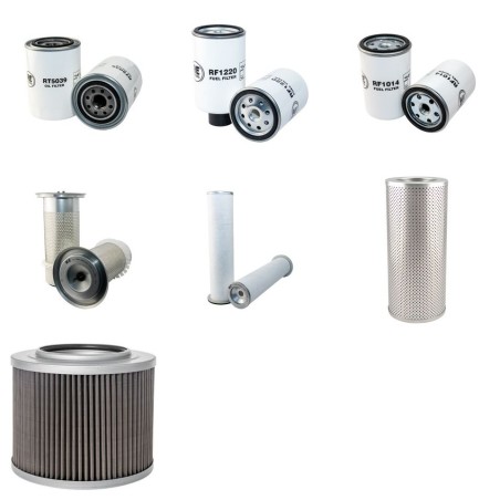 KOMATSU PC 160-6 K Filter Service Kit w/Cummins  Eng.