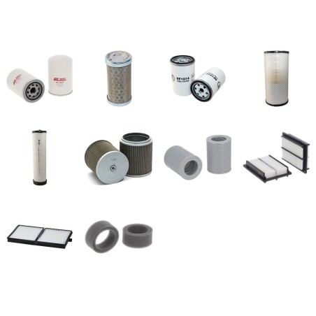 Filter Kit for Komatsu PC160-7KLC with Komatsu SAA4D102E Engine Serial No K40001- YR 2006-