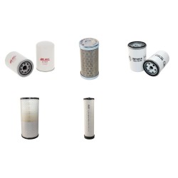 KOMATSU PC 160-7K LC Filter Service Kit Air Oil Fuel Filters w/KOMATSU SAA4D102E Eng. SN  K40001- YR  2006-
